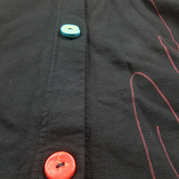 VTG 90's Picasso Art Style Design Coat Sweater - Picture 7 of 9